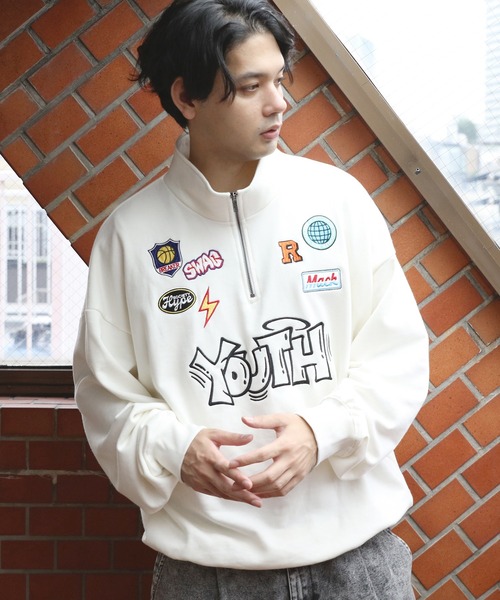「８(eight)」 長袖Tシャツ LARGE ブラック メンズ_画像3