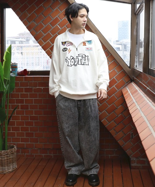 「８(eight)」 長袖Tシャツ LARGE ブラック メンズ_画像4