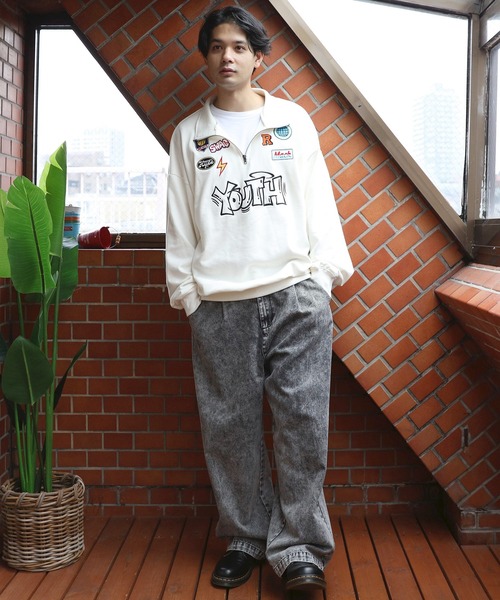 「８(eight)」 長袖Tシャツ LARGE ブラック メンズ_画像5
