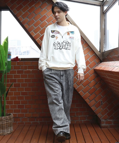 「８(eight)」 長袖Tシャツ LARGE ブラック メンズ_画像9