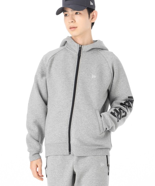 NEW ERA（ニューエラ） ジップアップパーカー L グレー メンズ