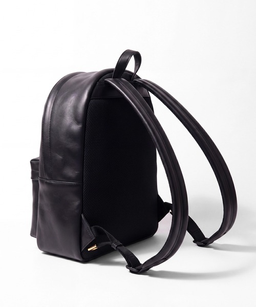   カルバンクライン ブラック レザーリュック Calvin Klein（カルバン・クライン） デイバック リュック 「Calvin