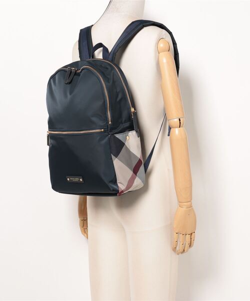BLUE LABEL CRESTBRIDGE リュック ネイビー BLUE LABEL CRESTBRIDGE（ブルーレーベルクレストブリッジ） リュック