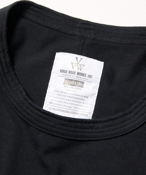 「VIRGOwearworks」 長袖Tシャツ 3 ブラック メンズ_画像5
