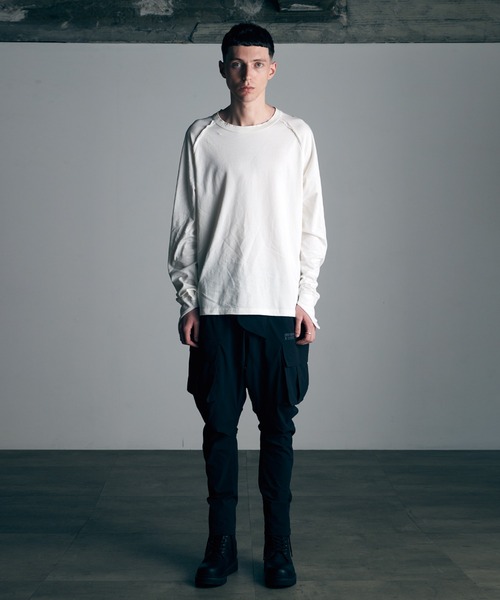 「VIRGOwearworks」 長袖Tシャツ 3 ブラック メンズ_画像9