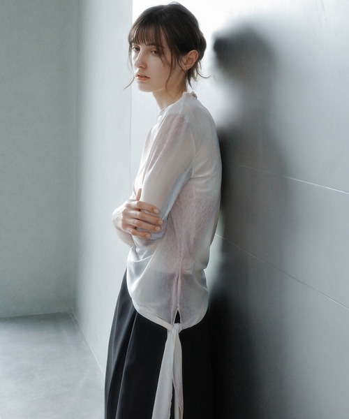 tシャツ 「tageechita」ニュアンスグラデーション シアートップス レディース | tageechita | 08