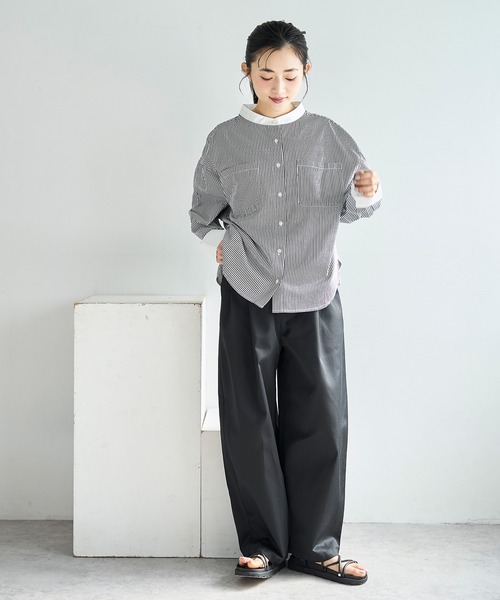 「mil」 チノパンツ FREE ブラック レディース_画像3