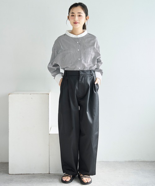 「mil」 チノパンツ FREE ブラック レディース_画像4