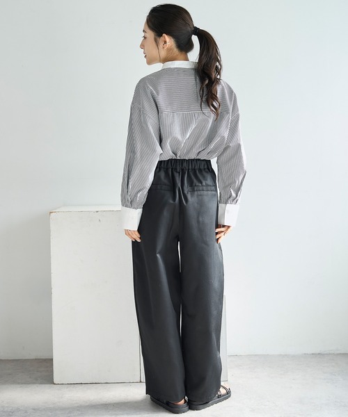 「mil」 チノパンツ FREE ブラック レディース_画像7