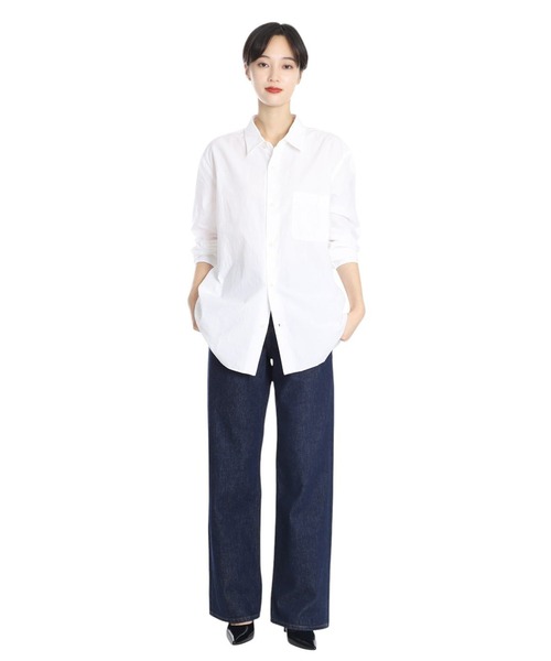 ワイドパンツ ジーンズ デニム デニムパンツ レディースの画像
