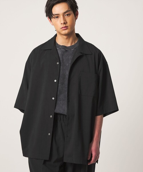 CITEN（シテン） シャツ 半袖 「CITEN」サラサラックスオープンカラー