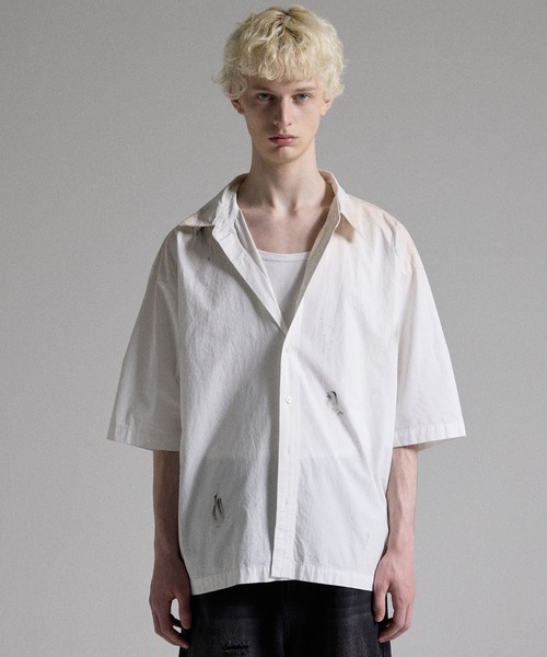 ホ*イ様 grancy ダーティ半袖シャツ Sサイズ GRANCY シャツ 半袖 「GRANCY」Dirty Short-sleeved Shirt / ダーティ