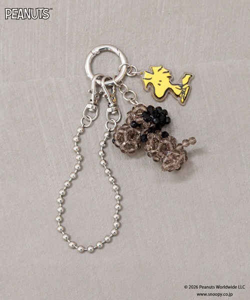 LOWRYS FARM（ローリーズファーム） キーホルダー 「SNOOPY」ビーズ