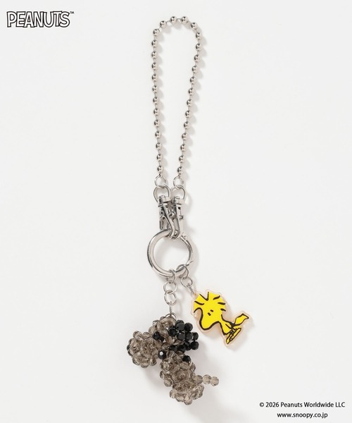 LOWRYS FARM（ローリーズファーム） キーホルダー 「SNOOPY」ビーズ