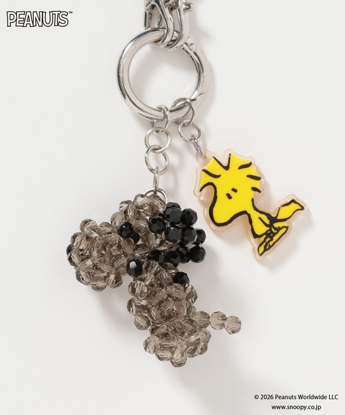 LOWRYS FARM（ローリーズファーム） キーホルダー 「SNOOPY」ビーズ