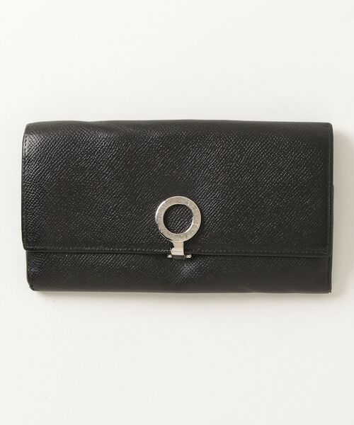 BVLGARI（ブルガリ） ロゴクリップ 長財布 - ブラック レディース