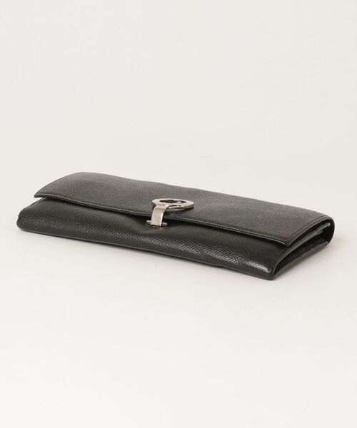 BVLGARI（ブルガリ） ロゴクリップ 長財布 - ブラック レディース
