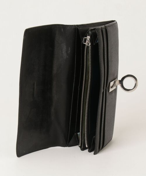 BVLGARI（ブルガリ） ロゴクリップ 長財布 - ブラック レディース