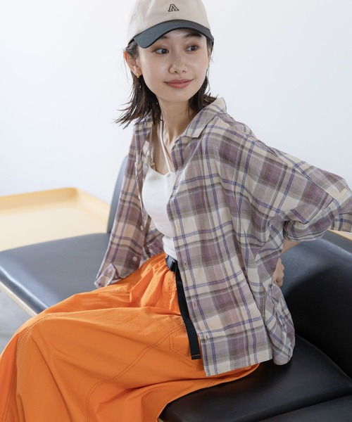 「niko and...」 半袖シャツ MEDIUM ブルー レディース_画像2