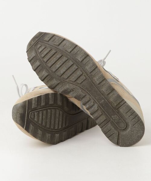 「New Balance」 ローカットスニーカー 25cm ベージュ レディース_画像3