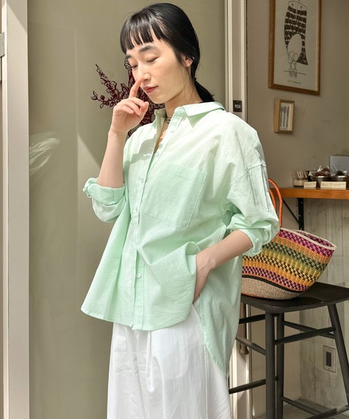 「DOUX ARCHIVES」 長袖シャツ FREE ピンク レディース_画像3