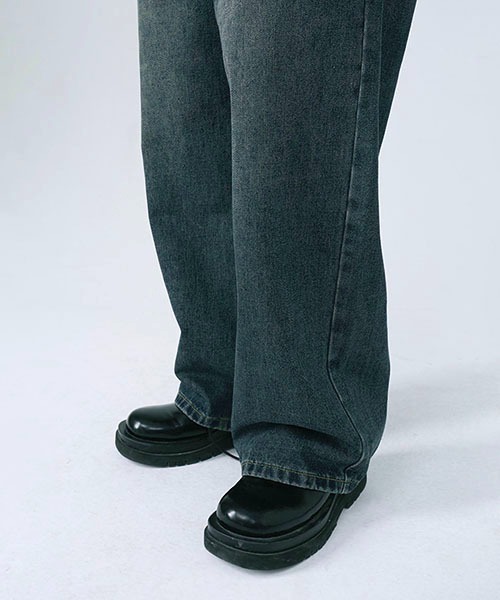 「WESTBOY」 デニムパンツ X-LARGE ブラック メンズ_画像7