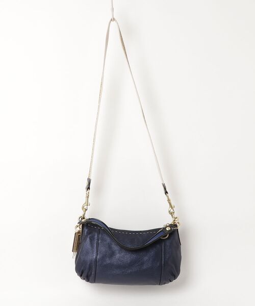 COACH（コーチ） ワンポイント2WAYバッグ - ネイビー レディース