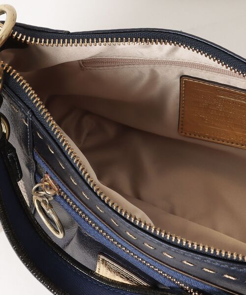 COACH（コーチ） ワンポイント2WAYバッグ - ネイビー レディース