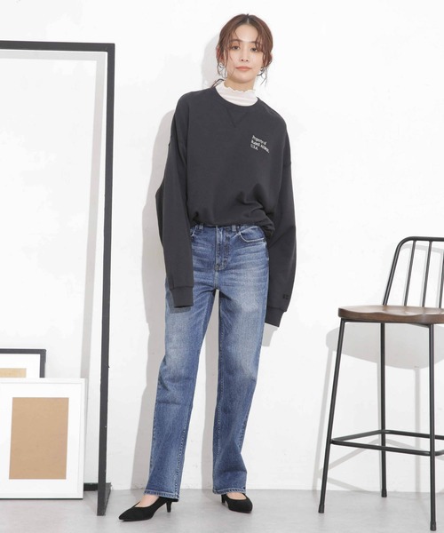 「Healthy denim」 デニムパンツ 25 ライトブルー レディース_画像5