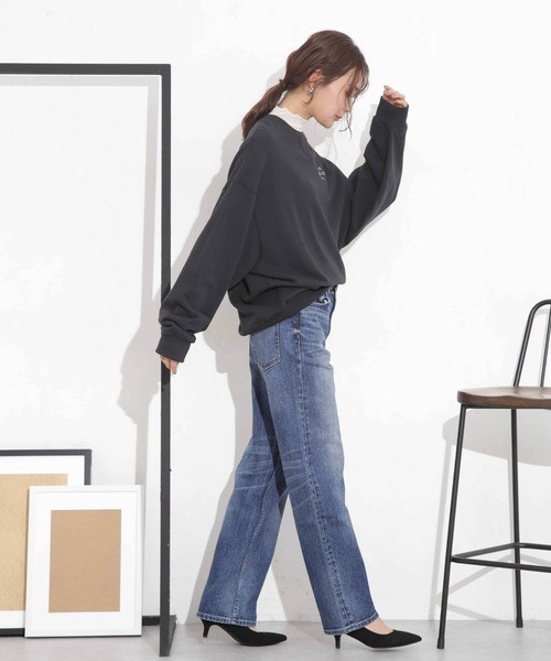 「Healthy denim」 デニムパンツ 25 ライトブルー レディース_画像7