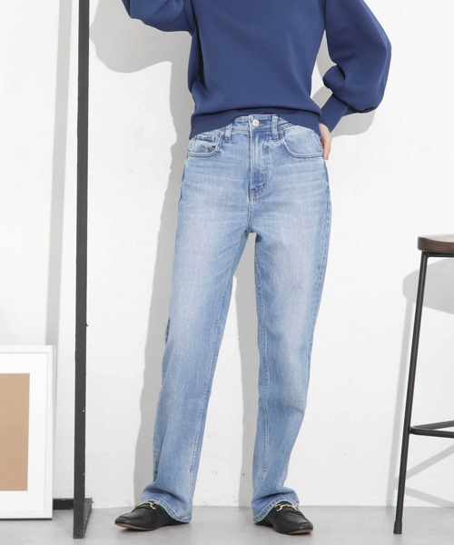 「Healthy denim」 デニムパンツ 25 ライトブルー レディース_画像8