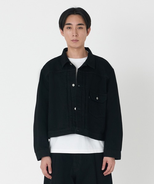 なし様　Levi's ブラック デニムジャケット XL　ロック Levi's（リーバイス） デニムジャケット L ブラック メンズ : ZOZOTOWN