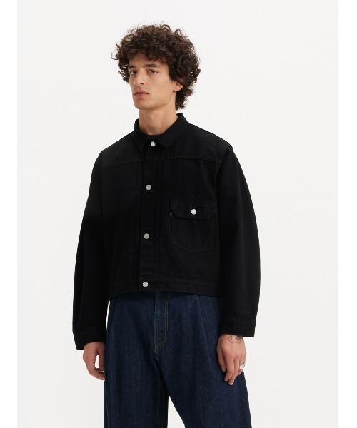 Levi's（リーバイス） デニムジャケット L ブラック メンズ : ZOZOTOWN