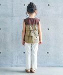 tシャツ ティアードドッキングトップス キッズ...の詳細画像2