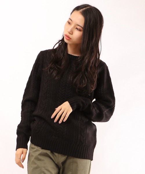 FUNALIVE（ファンアライブ） セーター ニット 5GGケーブルクルーネック