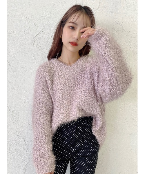 JUMELLE（ジュメロ） ニット セーター フェザーヤーンニット