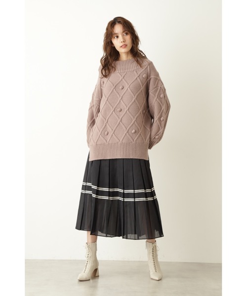 ジルスチュアート グレンニット JILL STUART ニット セーター グレンニット レディース