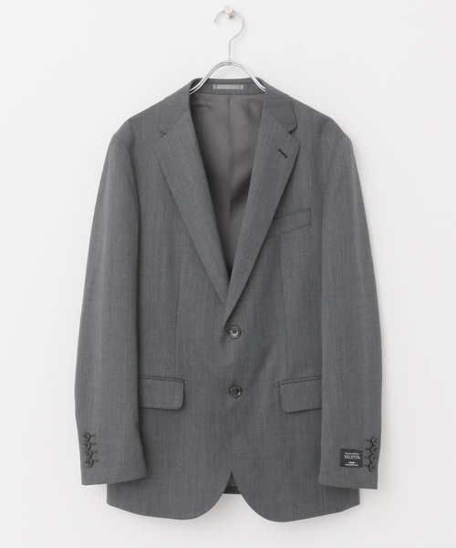 極美品　オリヒカ　SOLOTEX素材　グレーチェック　ストレッチ　ウォッシャブル URBAN RESEARCH DOORS カジュアルスーツ LIFE STYLE TAILOR