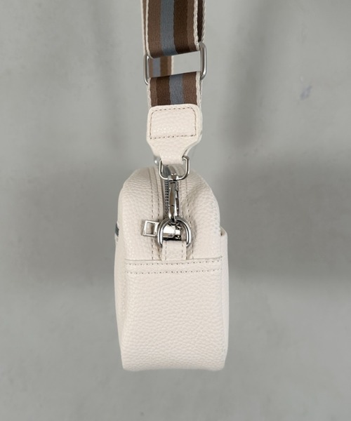 ショルダーバッグ バッグ square leather shoulder bag／PU