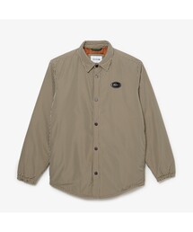 LACOSTE シャツ 撥水チェックシャツジャケット メンズ