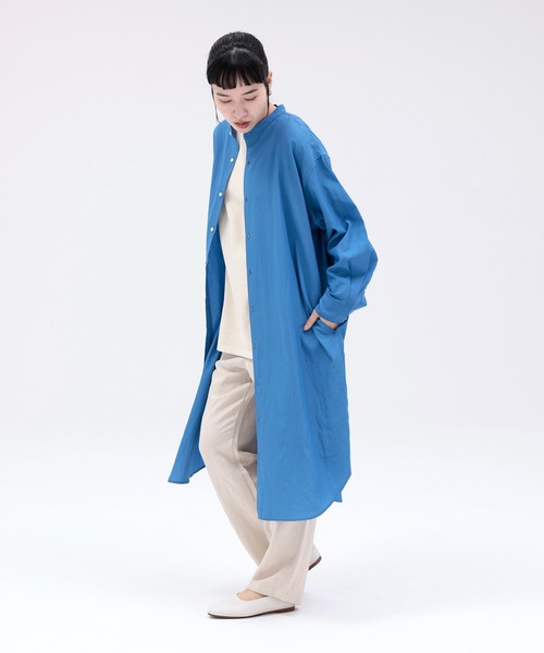 ARCH & LINE パンツ リネン混 イージーパンツ LINEN/RAYON EASY