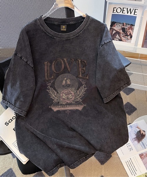 DEVICE tシャツ ビッグシルエット ピグメント ジャンキー