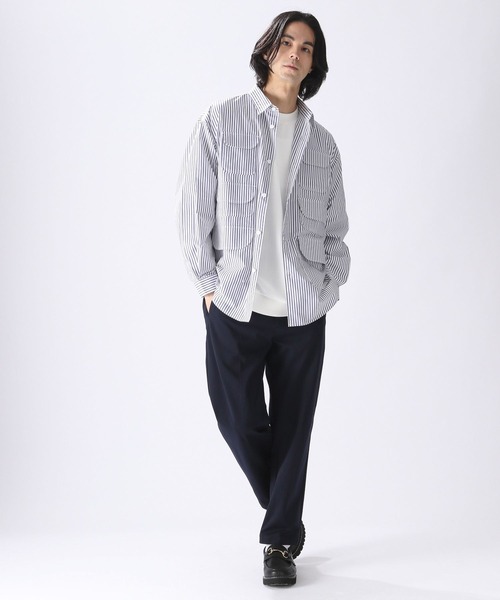 生地もしっかりとして、肌触りも良く、カッコ良いです。 ユースフルシングス useful things RAGLAN COTTON FLANNELL