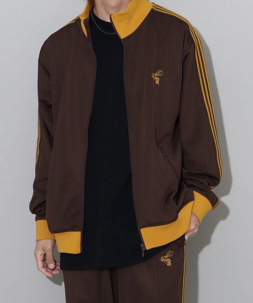 ジャージ ビー刺繍クラシックテクスチャージャージ オーバーサイズ