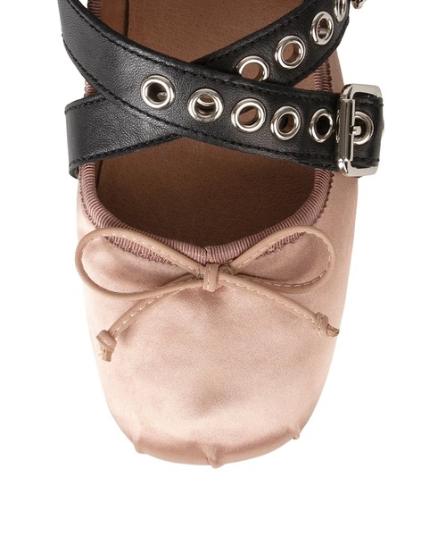 極美品ジェフリーキャンベル パンプス バレエシューズ37 ラインストーンチュール バレエシューズ Jeffrey Campbell