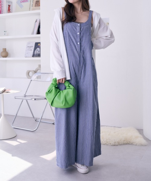 Bshop 078 CITE ロロ・ピアーナ サロペット オーバーオール L Bshop（ビショップ）の「078 CITE | ウール オーバーオール MEN