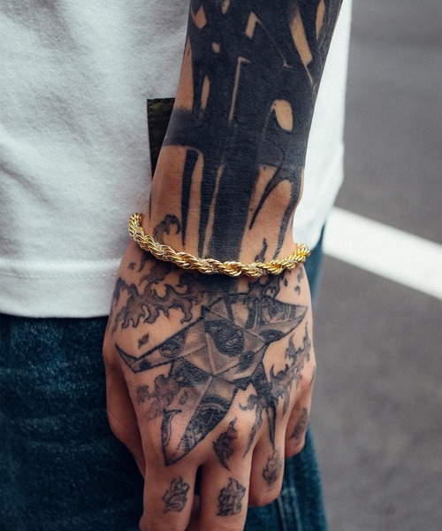 ブレスレット TWIST COMBI CHAIN BRACELET メンズ レディースの画像