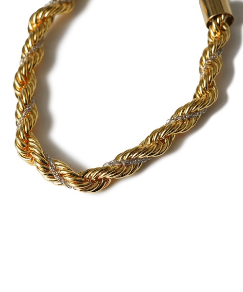 Subciety（サブサエティ） ブレスレット TWIST COMBI CHAIN BRACELET