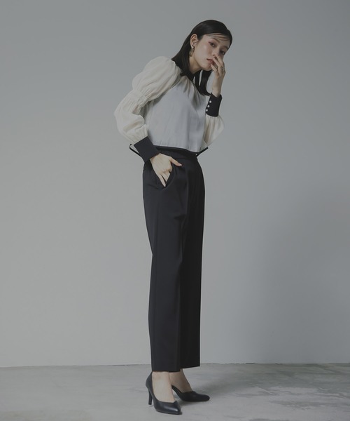 REPLETE（リプリート） パンツドレス 「REPLETE」LAYERED PANTS DRESS