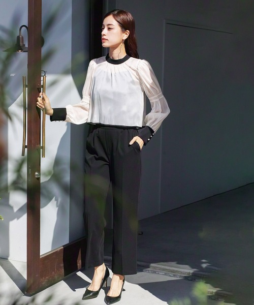 リプリート（REPLETE）/【REPLETE/WEB限定】LAYERED PANTS DRESS REPLETE（リプリート） パンツドレス 「REPLETE」LAYERED PANTS DRESS